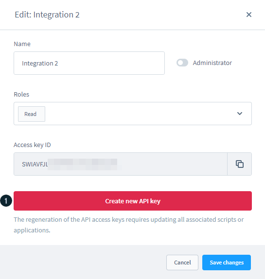 إدارة Shopware: تعديل التكامل